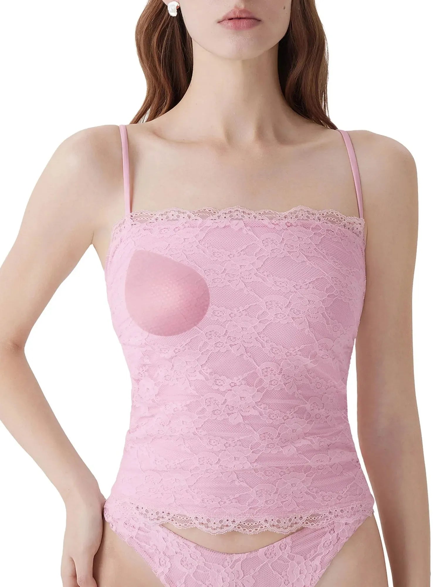 Lace Double Lined Y2K Tank Tops-SUUKSESS-SUUKSESS