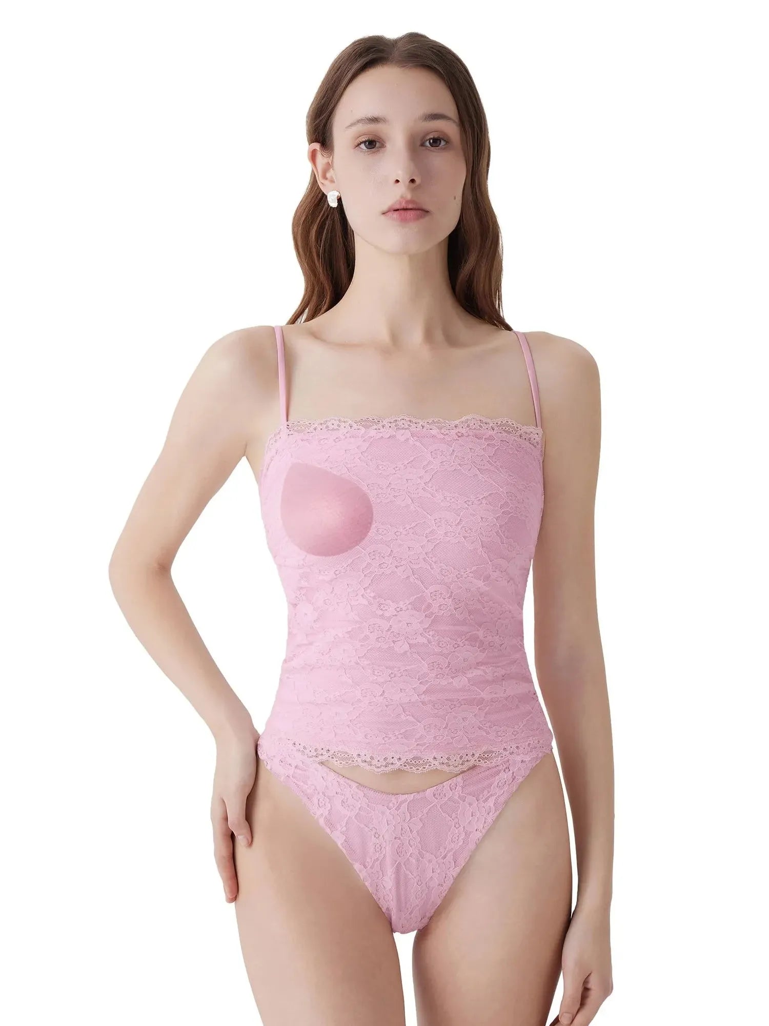 Lace Double Lined Y2K Tank Tops-SUUKSESS-SUUKSESS