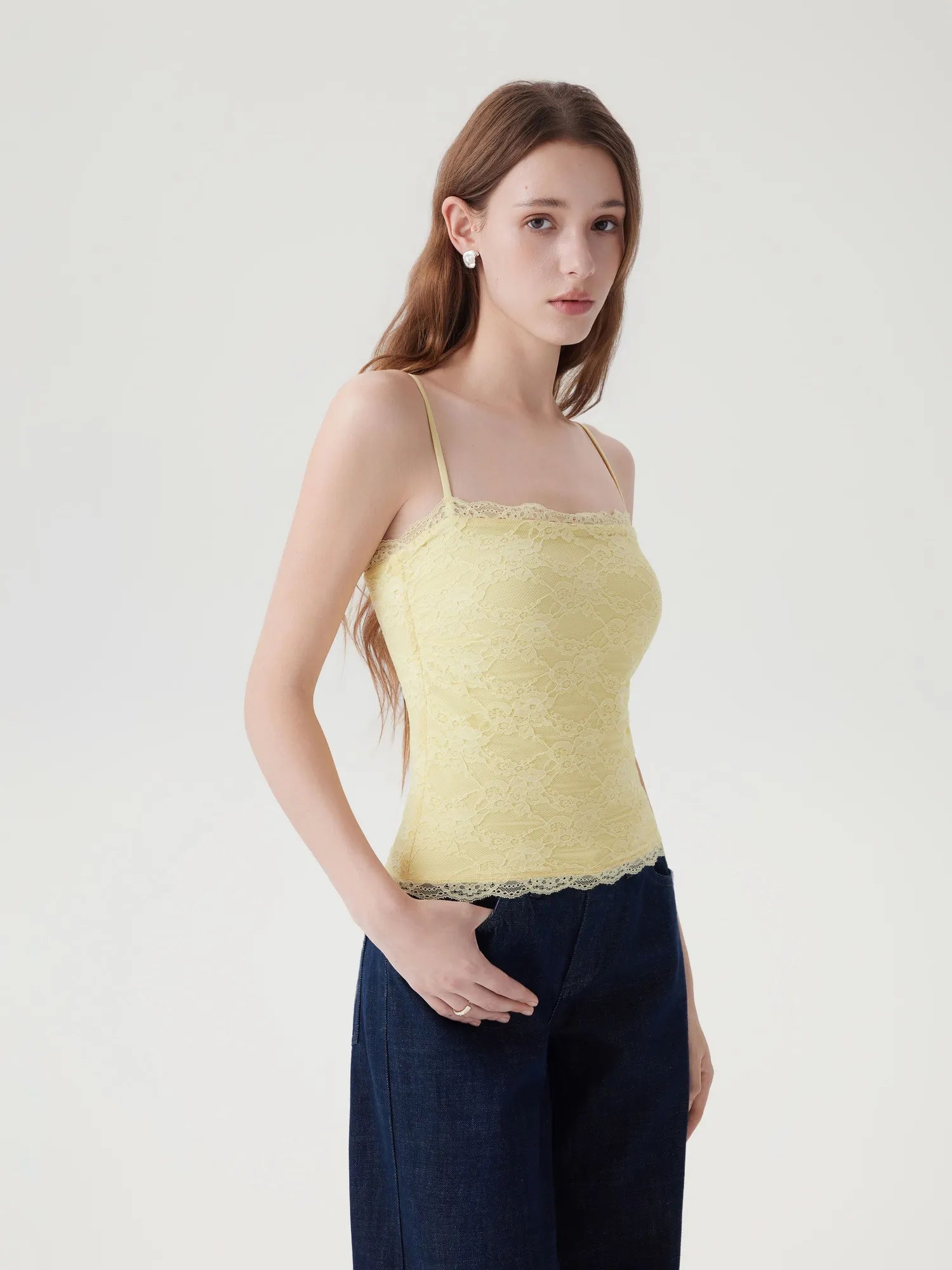 Lace Double Lined Y2K Tank Tops-SUUKSESS-SUUKSESS