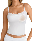 Double Lined Lace Cami Tank Top