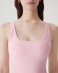 Scoop Neck Double Lined Tank Tops-SUUKSESS-SUUKSESS