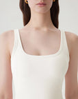 Scoop Neck Double Lined Tank Tops-SUUKSESS-SUUKSESS