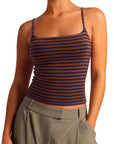 Cotton Double Layer Bra Sleeveless Tops