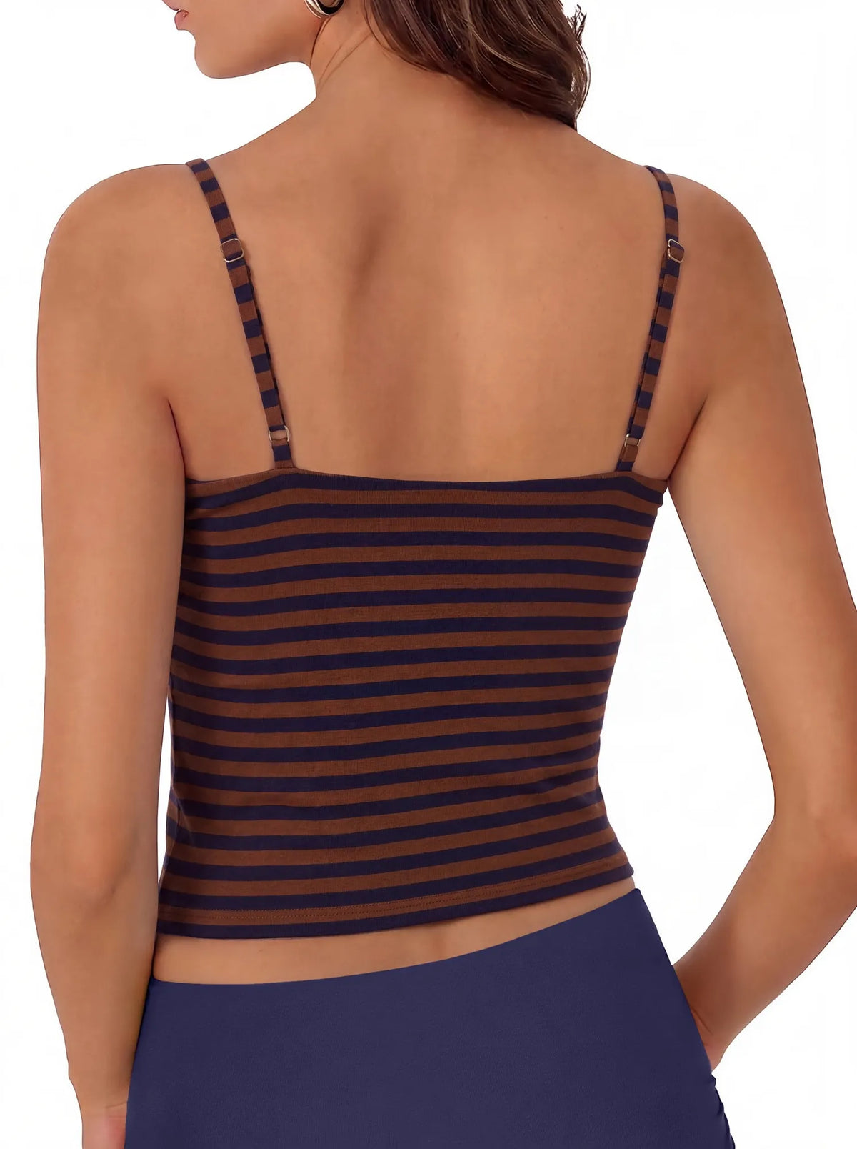 Cotton Double Layer Bra Sleeveless Tops