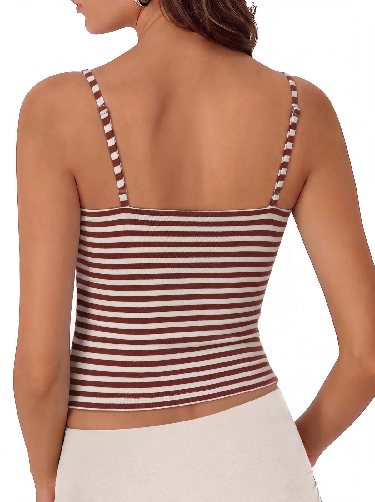 Cotton Double Layer Bra Sleeveless Tops