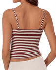 Cotton Double Layer Bra Sleeveless Tops