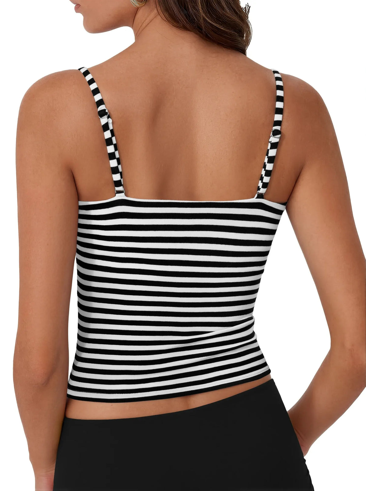 Cotton Double Layer Bra Sleeveless Tops