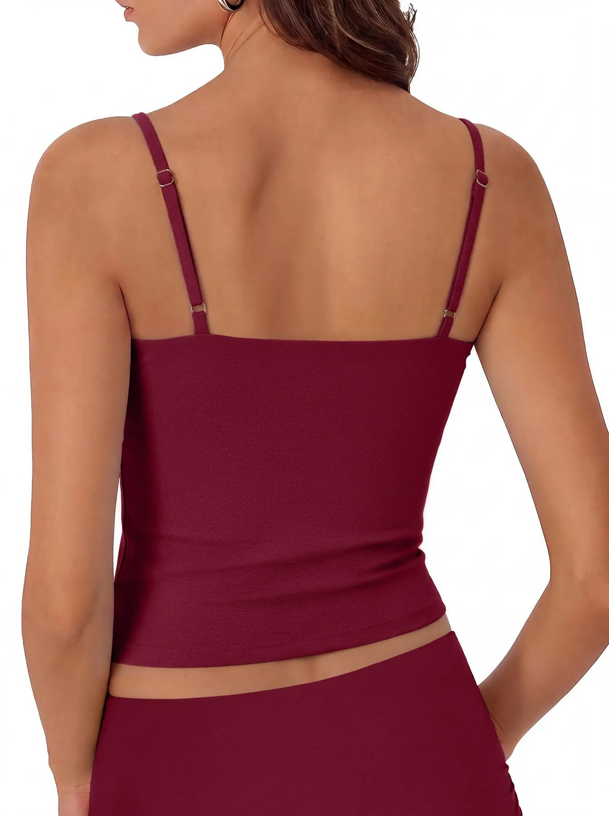 Cotton Double Layer Bra Sleeveless Tops