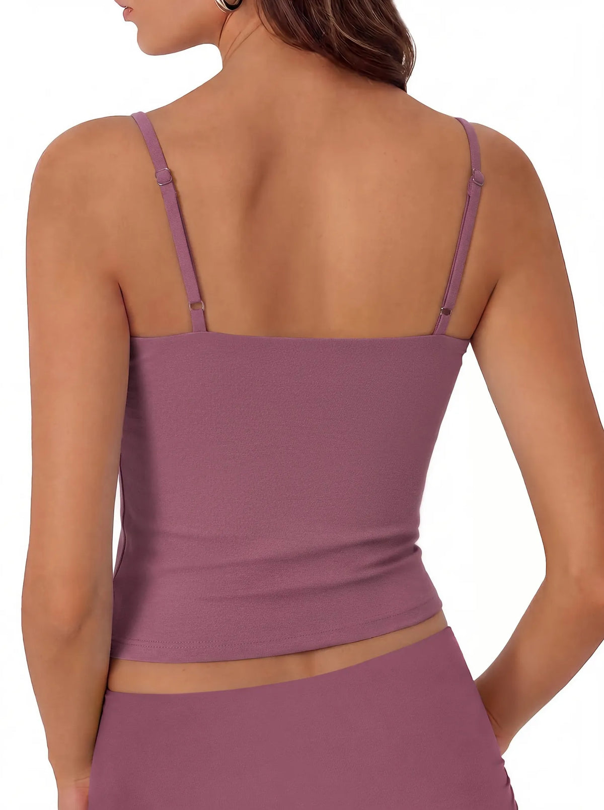 Cotton Double Layer Bra Sleeveless Tops