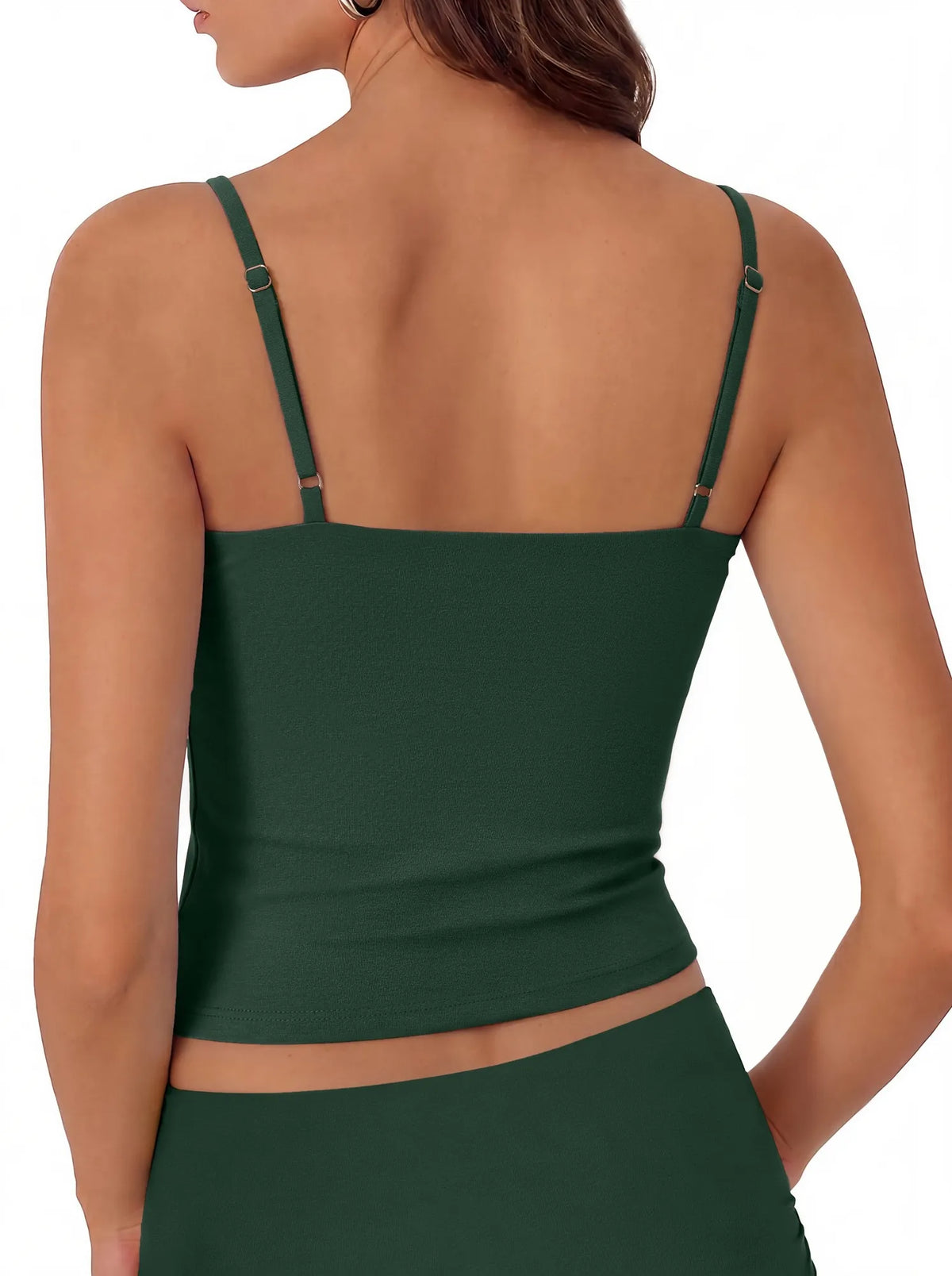 Cotton Double Layer Bra Sleeveless Tops