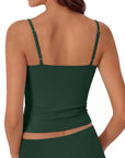 Cotton Double Layer Bra Sleeveless Tops