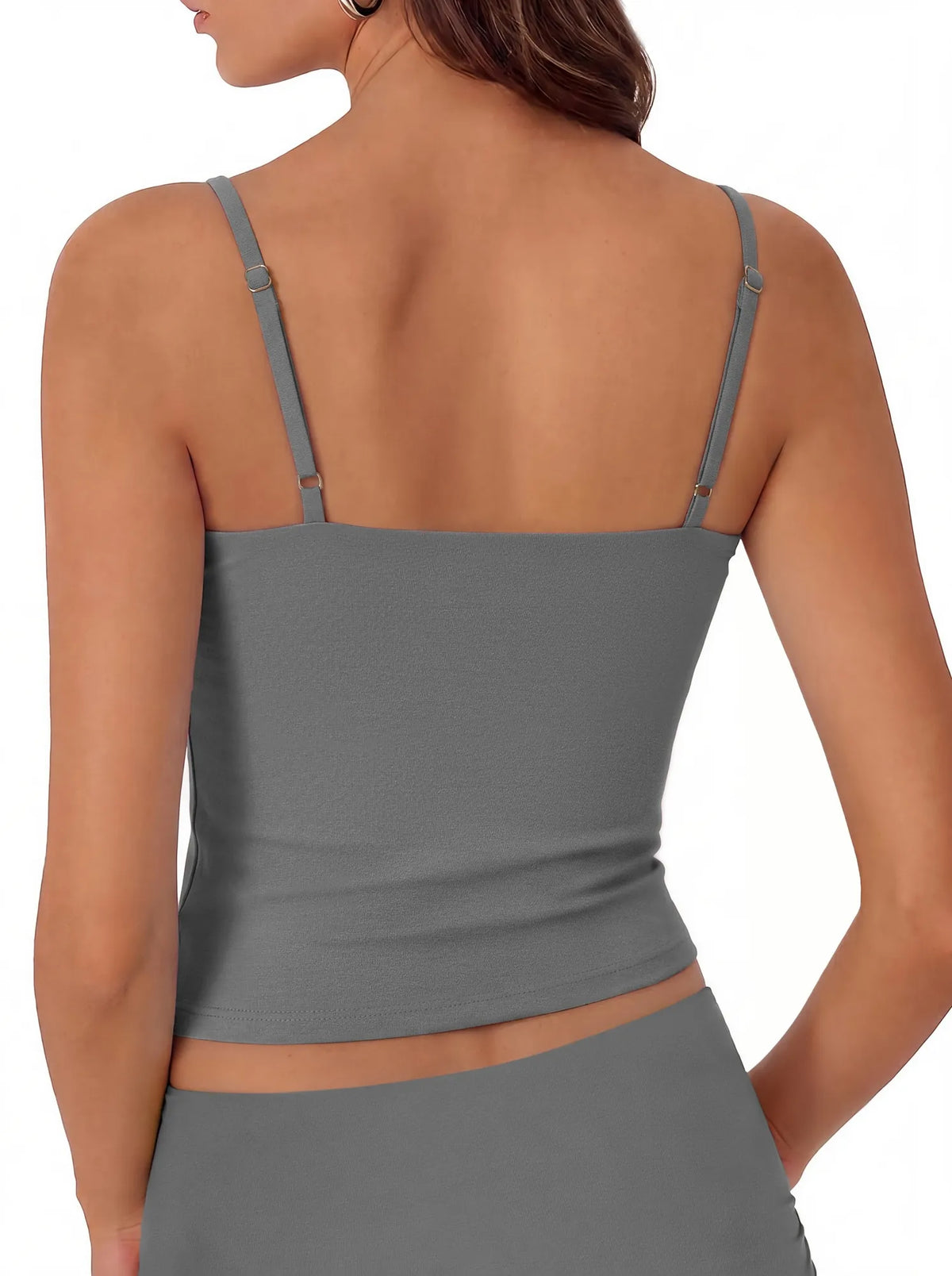 Cotton Double Layer Bra Sleeveless Tops