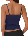 Cotton Double Layer Bra Sleeveless Tops