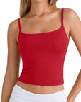 Cotton Double Layer Bra Sleeveless Tops