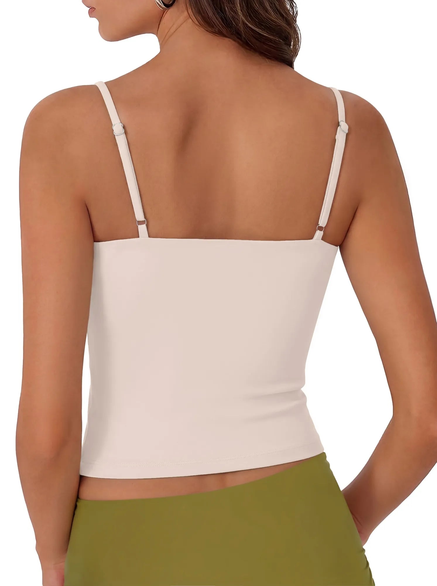 Cotton Double Layer Bra Sleeveless Tops