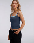 Square Neck Layered Tank Top
