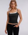 Square Neck Layered Tank Top