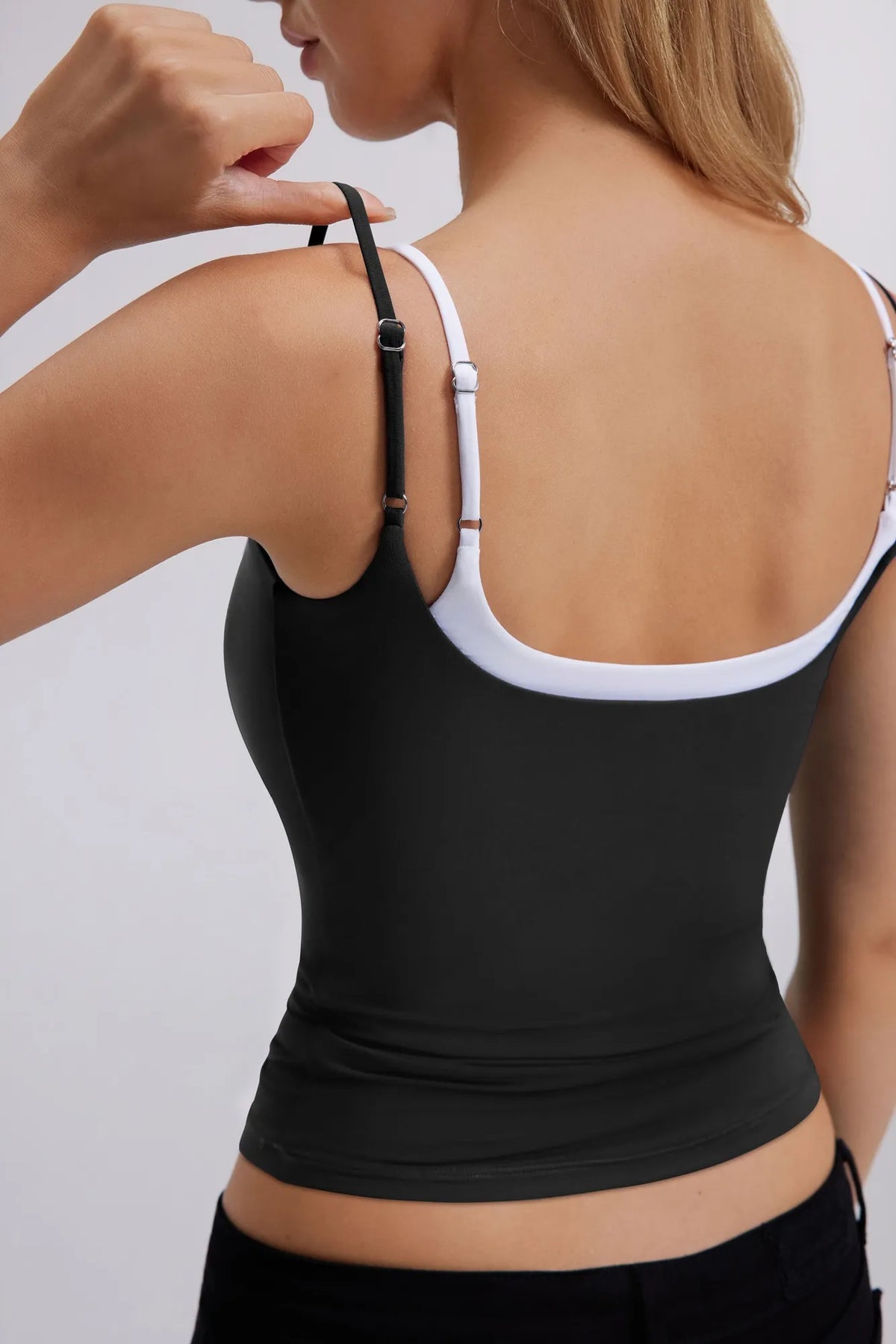 Square Neck Layered Tank Top