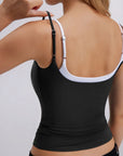 Square Neck Layered Tank Top