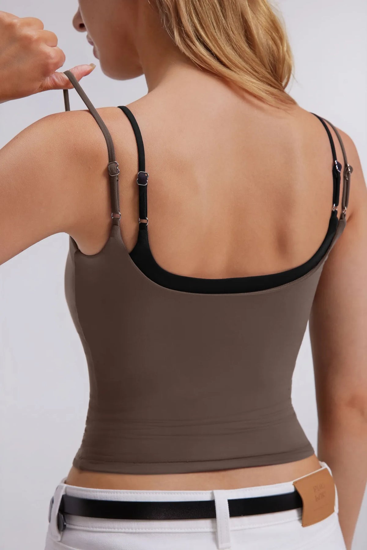 Square Neck Layered Tank Top