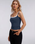 Square Neck Layered Tank Top