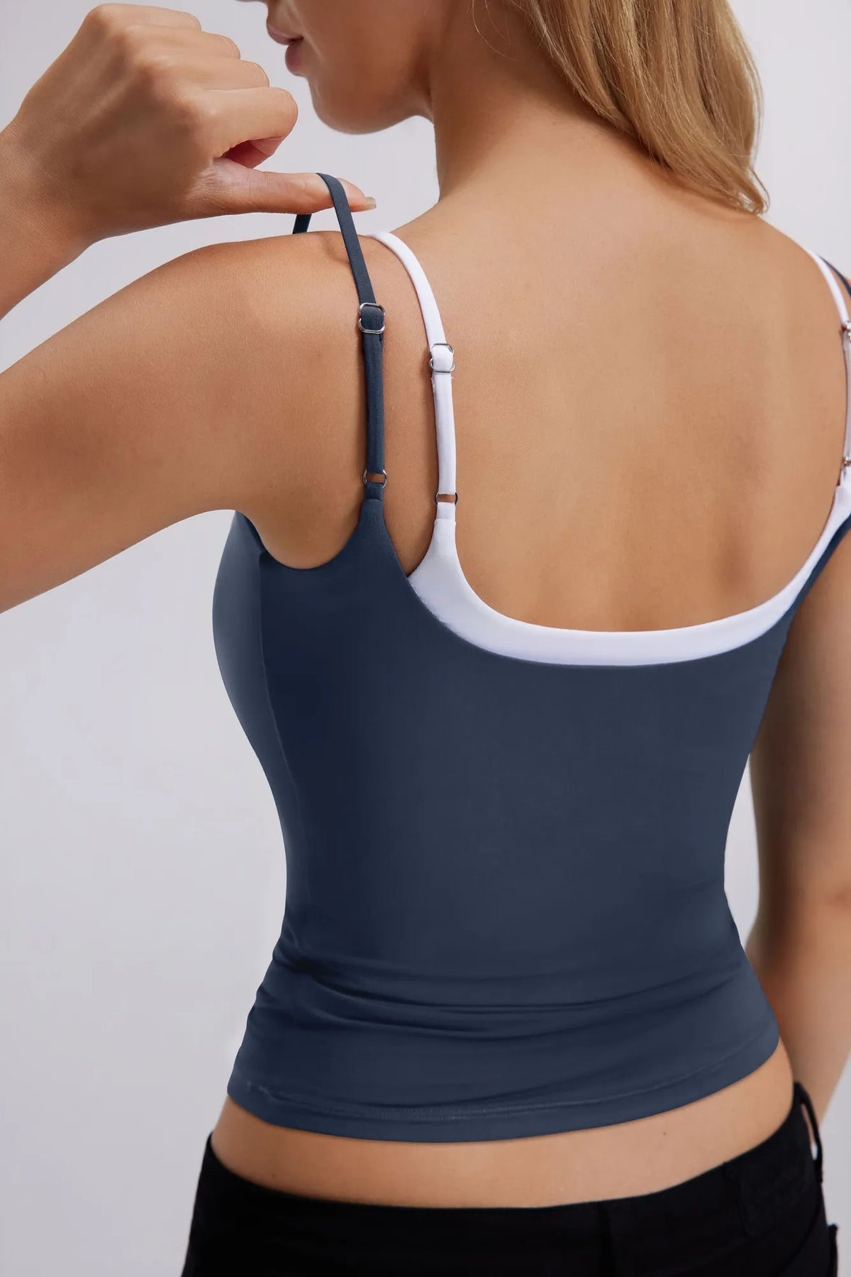 Square Neck Layered Tank Top