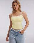 Square Neck Layered Tank Top