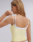 Square Neck Layered Tank Top