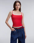 Square Neck Layered Tank Top