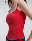 Square Neck Layered Tank Top