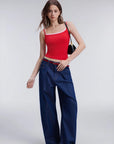 Square Neck Layered Tank Top