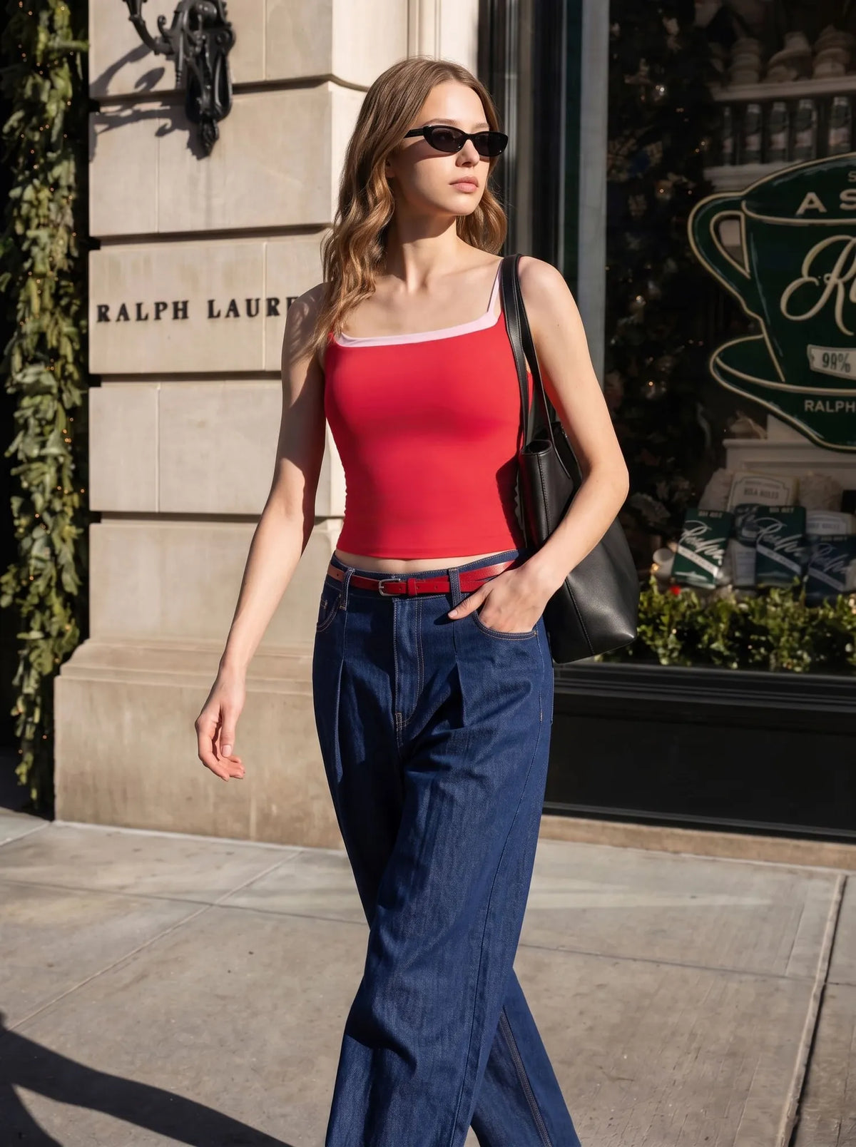 Square Neck Layered Tank Top