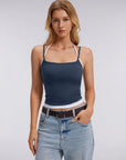 Double Layer Halter Neck Tank Top