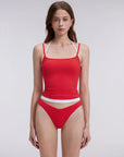 Double Layer Halter Neck Tank Top