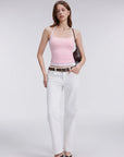 Double Layer Halter Neck Tank Top