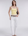 Double Layer Halter Neck Tank Top