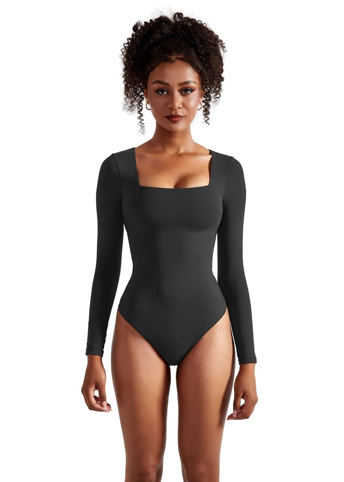  TOOSIS Bodysuit for Women Neck Satin Bodysuit Sexy Bodysuit  Jumpsuit : Clothing, Shoes & Jewelry