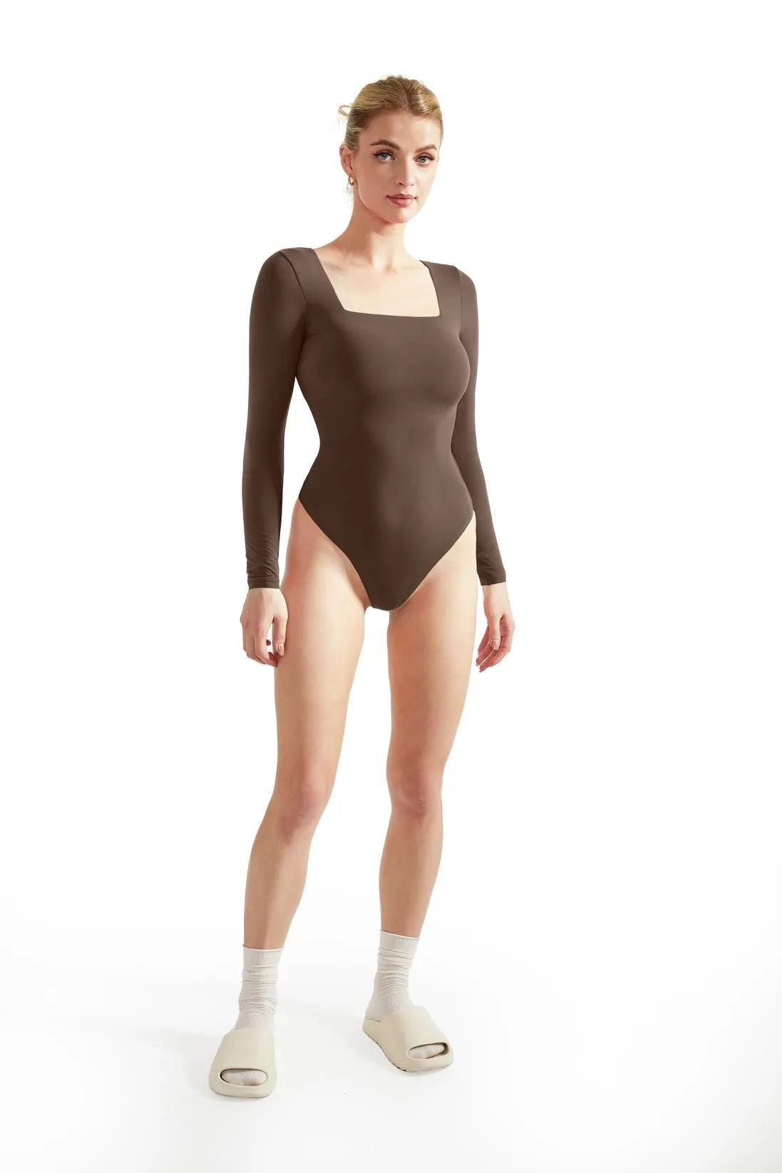 Buttery Soft Square Neck Bodysuit - Long Sleeve – SUUKSESS