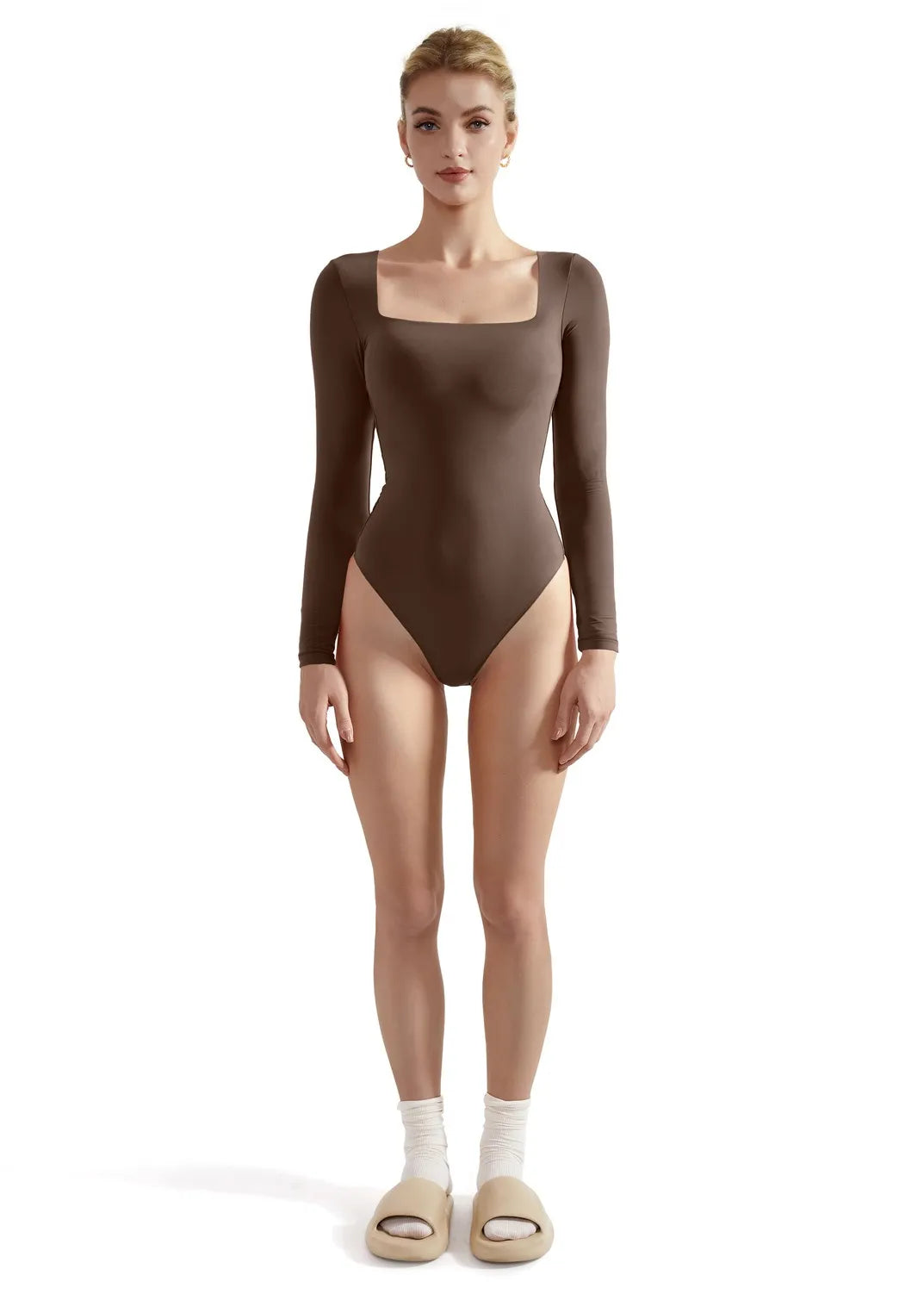 Buttery Soft Square Neck Bodysuit - Long Sleeve