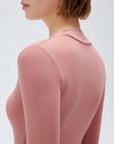 SUUKSESS Modal Cashmere Long Sleeve T Shirts for Women Ultralight Fall Fashion 2025 Trendy Asymmetric Neck Casual Tops-SUUKSESS-SUUKSESS