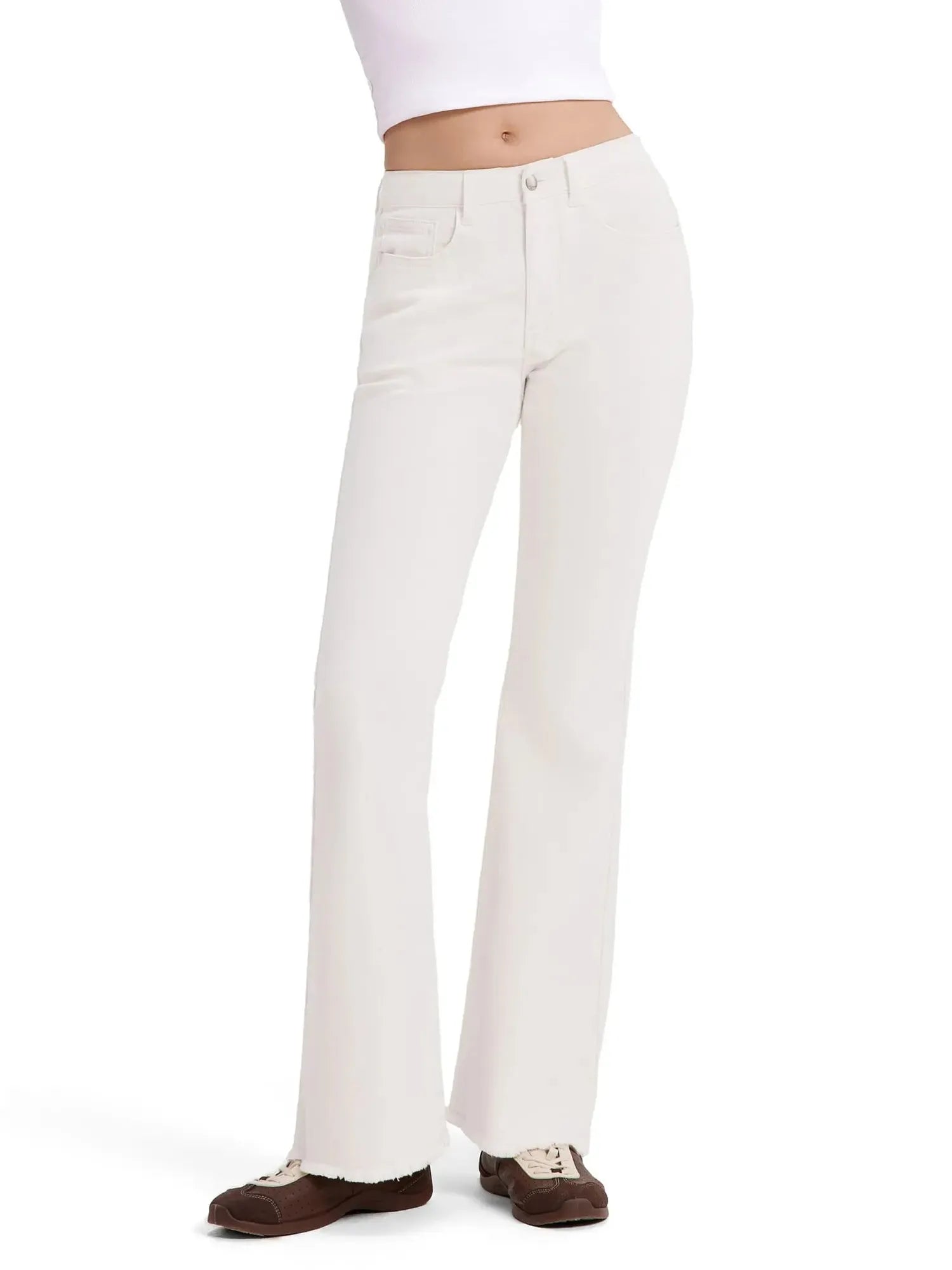 MovaFit Stretchy Bootcut Jean-SUUKSESS-White-2-SUUKSESS