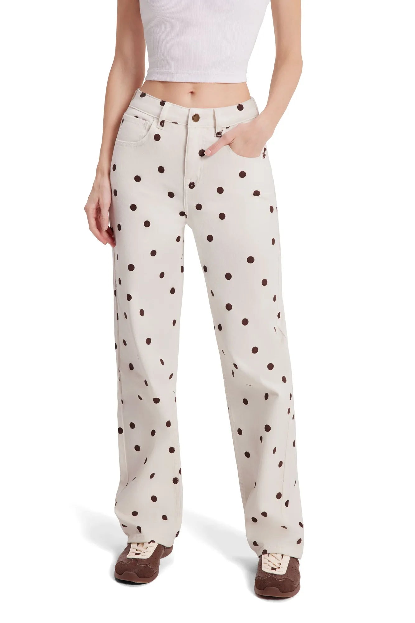 Mid-Rise Stretch Straight Leg Jeans-SUUKSESS-SUUKSESS