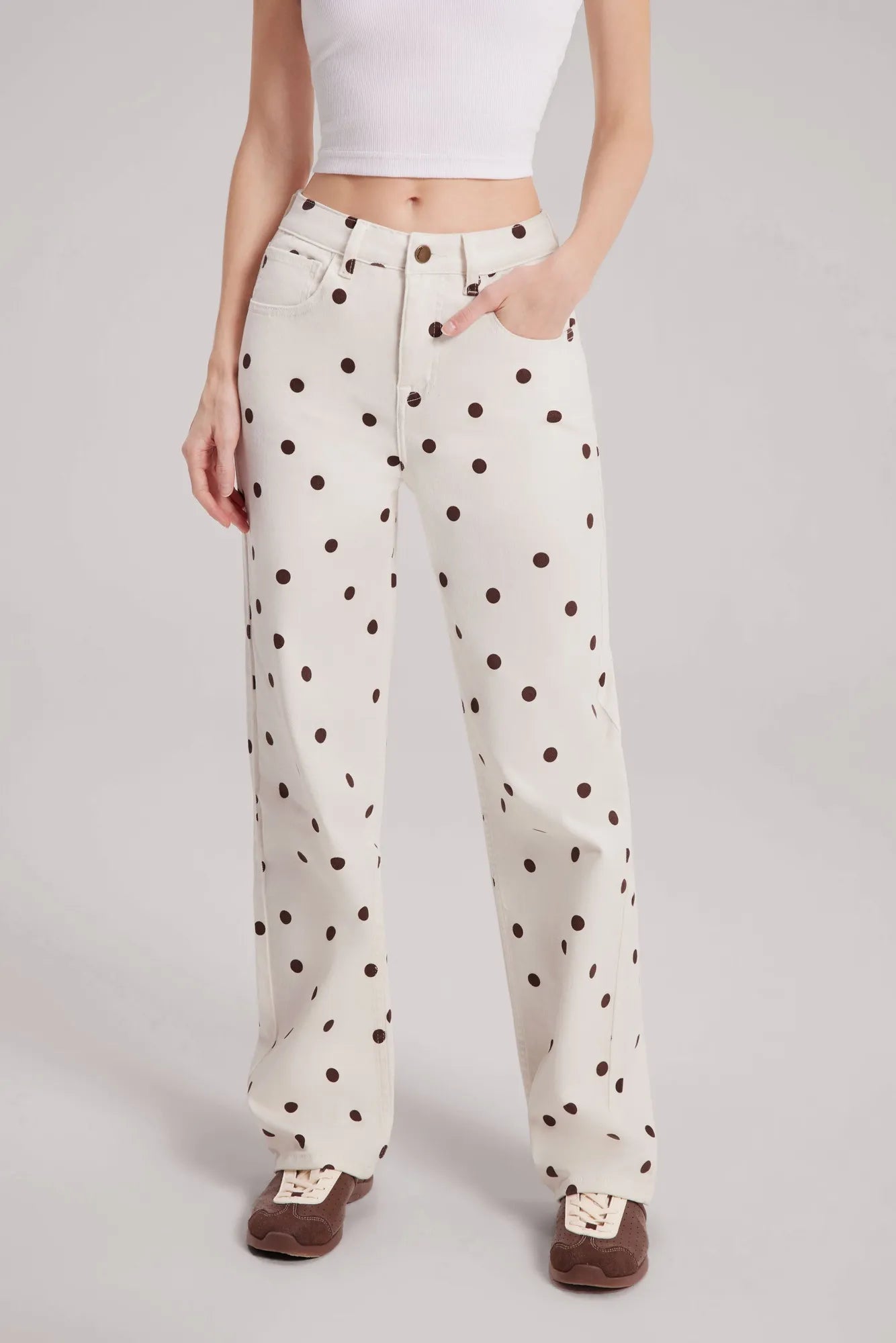 Mid-Rise Stretch Straight Leg Jeans-SUUKSESS-SUUKSESS