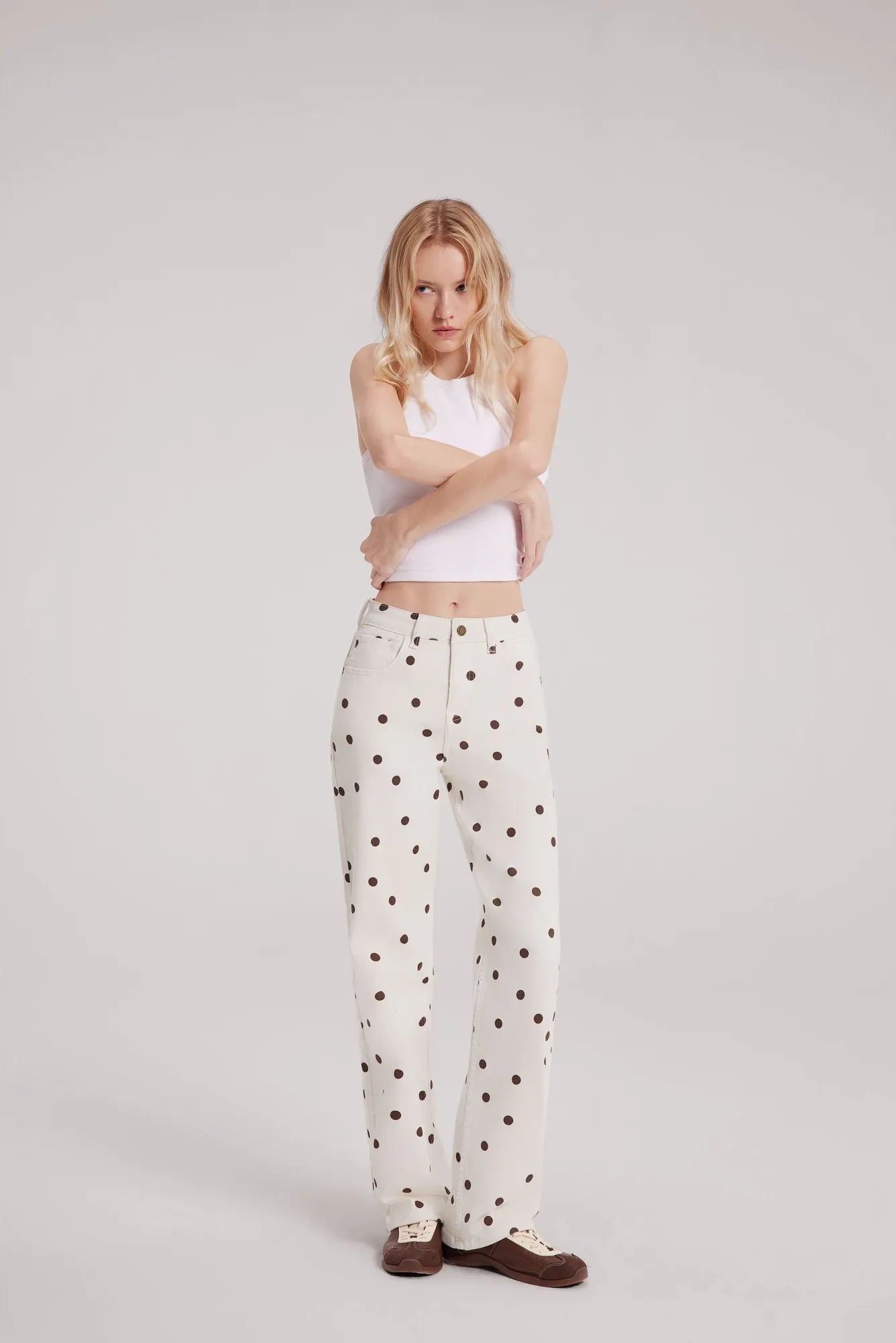 Mid-Rise Stretch Straight Leg Jeans-SUUKSESS-SUUKSESS