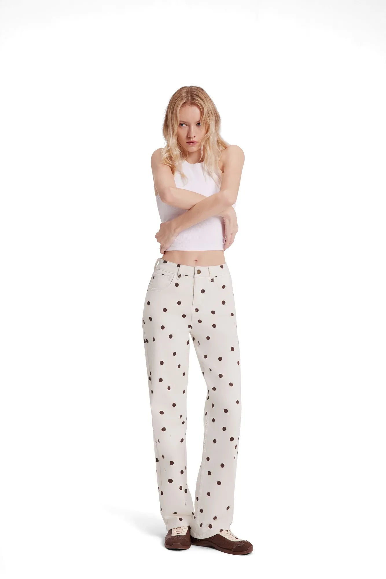 Mid-Rise Stretch Straight Leg Jeans-SUUKSESS-SUUKSESS