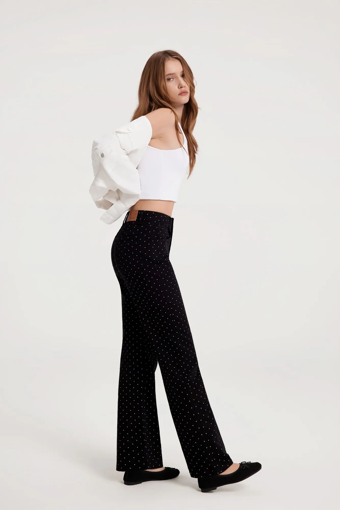 Mid-Rise Stretch Straight Leg Jeans-SUUKSESS-SUUKSESS
