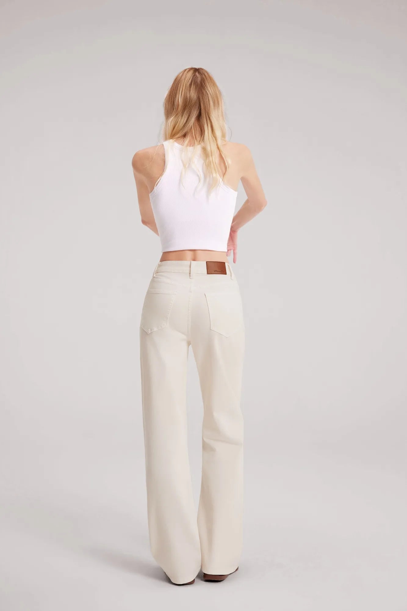 Mid-Rise Stretch Straight Leg Jeans-SUUKSESS-SUUKSESS