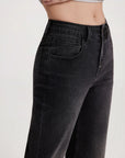 Mid-Rise Stretch Straight Leg Jeans-SUUKSESS-SUUKSESS