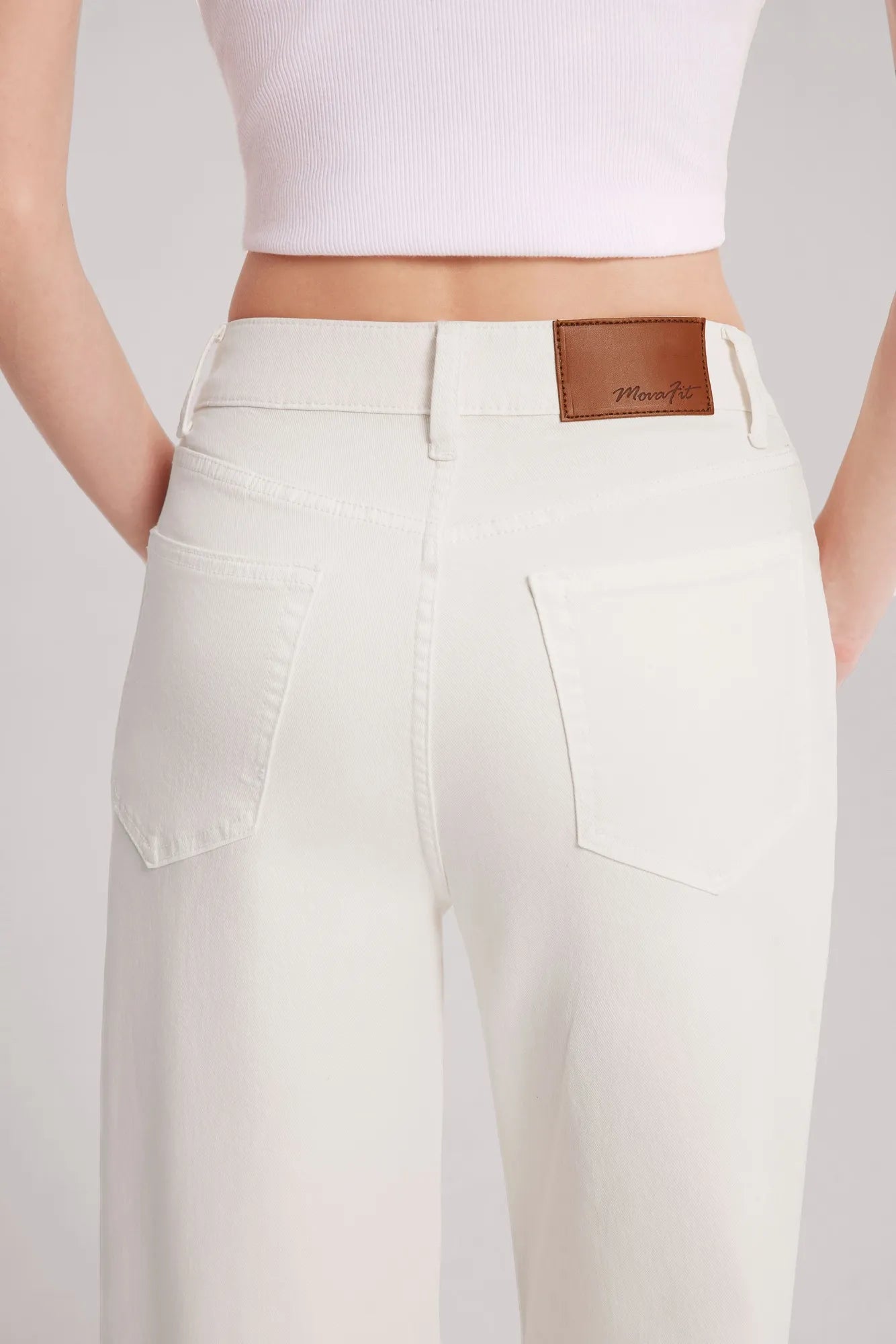 Mid-Rise Stretch Straight Leg Jeans-SUUKSESS-SUUKSESS
