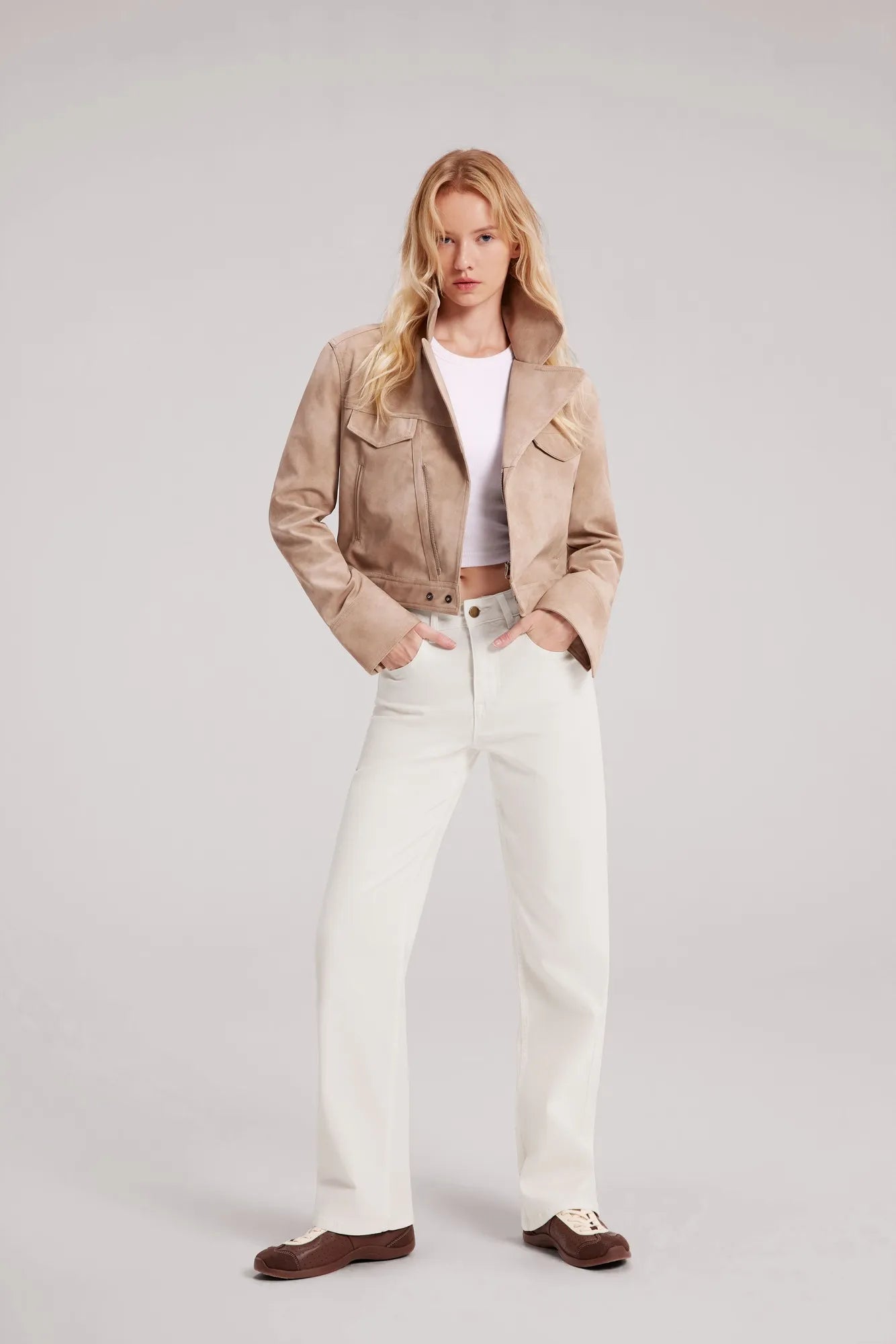 Mid-Rise Stretch Straight Leg Jeans-SUUKSESS-SUUKSESS